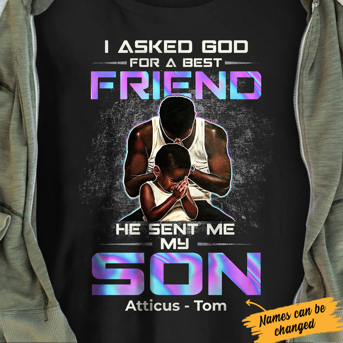 Personalized BWA Dad And Son Friend T Shirt AG112 65O34 1