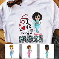 Personalized Love Being A Nurse T Shirt JN304 95O36 thumb 1