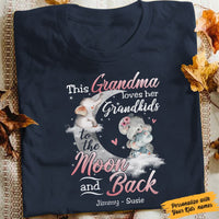 Personalized Grandma Elephant T Shirt JN152 95O34 thumb 1