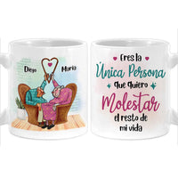 Personalized Couple Spanish Eres La Única Persona Mug 30970 thumb 1