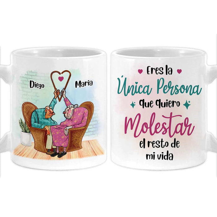 Personalized Couple Spanish Eres La Única Persona Mug 30970 1