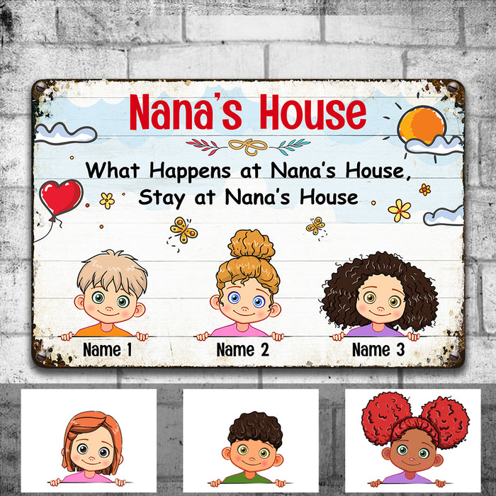 Personalized Nana Grandma Metal Sign JL72 30O36 1