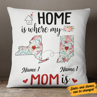 Personalized Home Is Long Distance  Pillow SB242 30O34 (Insert Included) thumb 1