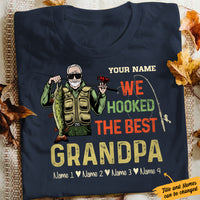 Personalized Dad Grandpa Fishing T Shirt MR201 67O47 thumb 1