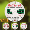 Personalized Best Friends Long Distance  Ornament SB2424 30O47 1