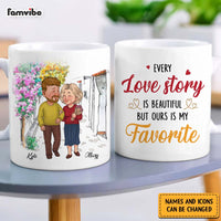 Personalized Couple Every Love Story Is Beautiful Mug 31072 thumb 1