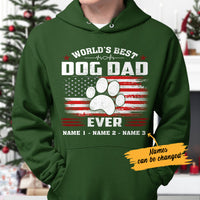 Personalized Dog Dad  Black Hoodie MY222 67O57 thumb 1