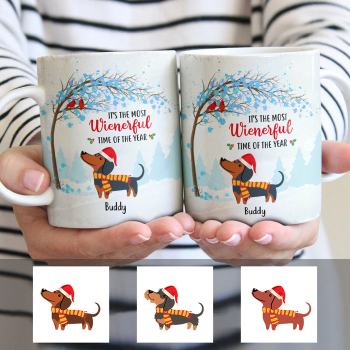 Personalized Dachshund Dog Christmas Mug OB152 85O57 1