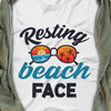 Resting Beach Face White T Shirt JN277 85O36 1