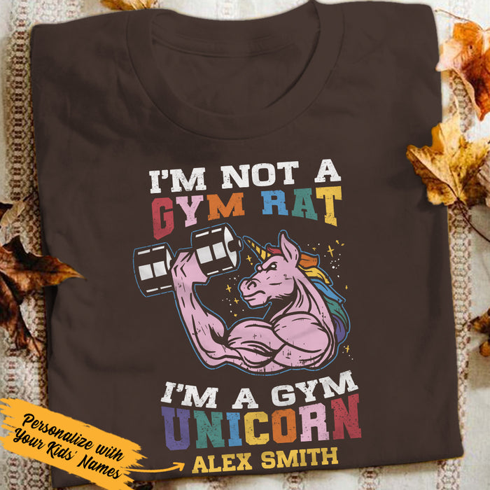 Personalized Gym Unicorn T Shirt JN304 95O36 1