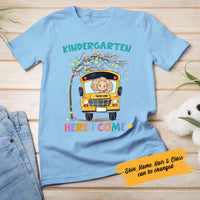 Personalized Back To School Truck Tree Kid T Shirt JN309 30O58 thumb 1