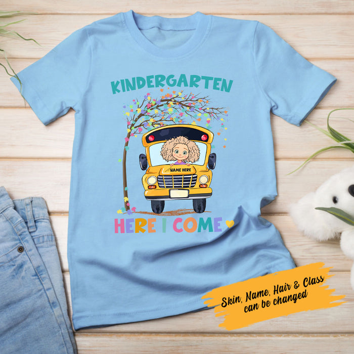 Personalized Back To School Truck Tree Kid T Shirt JN309 30O58 1