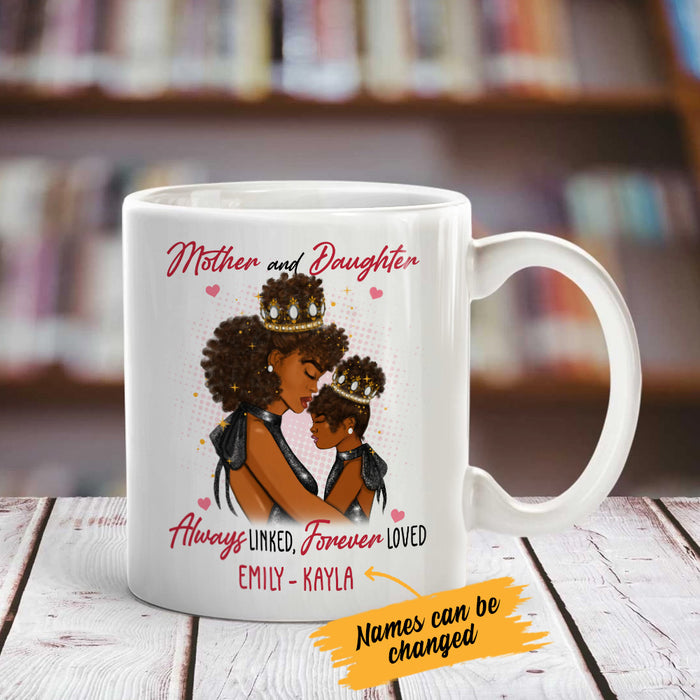 Personalized BWA Mom And Daughter Queen Mug AG62 29O53 1