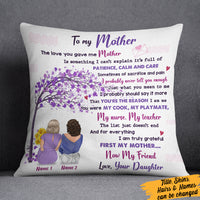 Personalized First My Mom Grandma Pillow AP124 30O36 (Insert Included) thumb 1