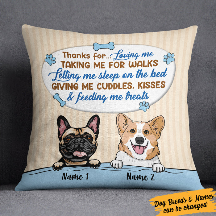 Personalized Dog Parent Pillow AP86 73O36 (Insert Included) 1