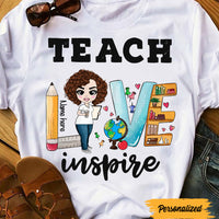 Personalized Teacher Love T Shirt JL61 30O47 thumb 1