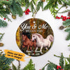 Personalized Horse Couple You And Me  Ornament SB145 26O58 1