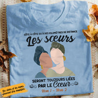 Personalized Side By Side Friends Amies French T Shirt AP99 30O58 thumb 1
