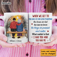 Personalized Couple Gift We Get To The End Of Our Lives Together Mug 31248 thumb 1