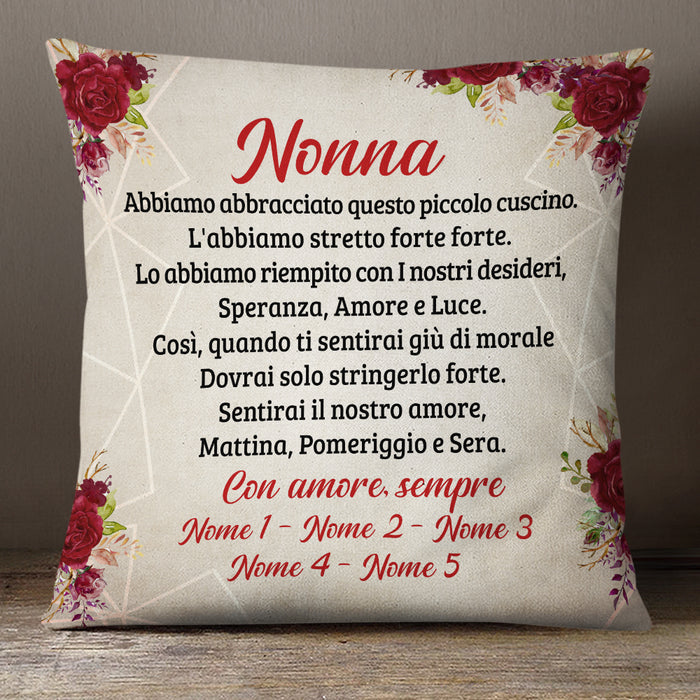 Personalized Italian Mamma Nonna Gift For Mom Grandma Pillow AP127 65O34 1
