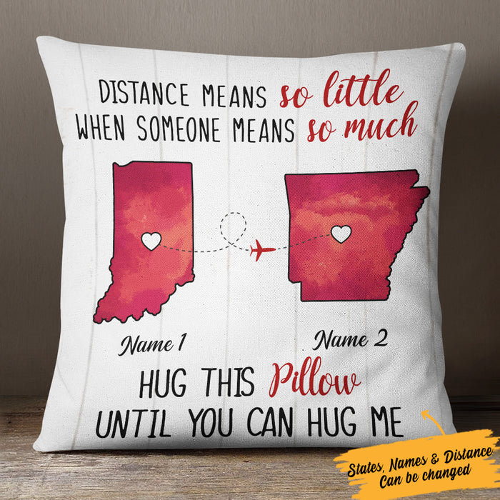 Long distance relationship gifts pillow hotsell