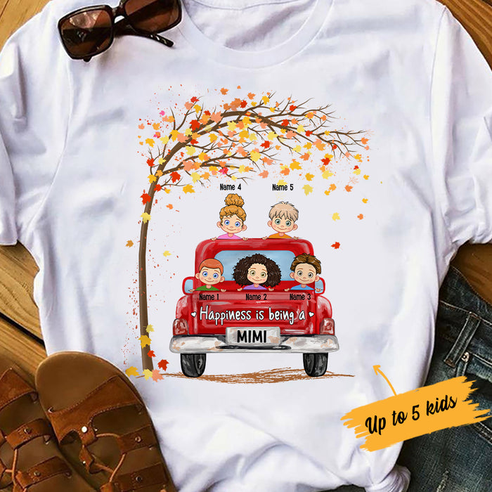 Personalized Mom Grandma Tree Truck T Shirt JL510 30O57 1