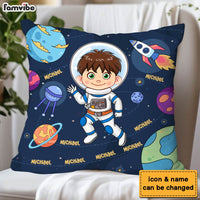 Personalized Gift For Grandson Astronaut Custom Name Pillow 30835 thumb 1