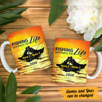 Personalized Fishing Husband & Wife Mug DB11 95O47 thumb 1