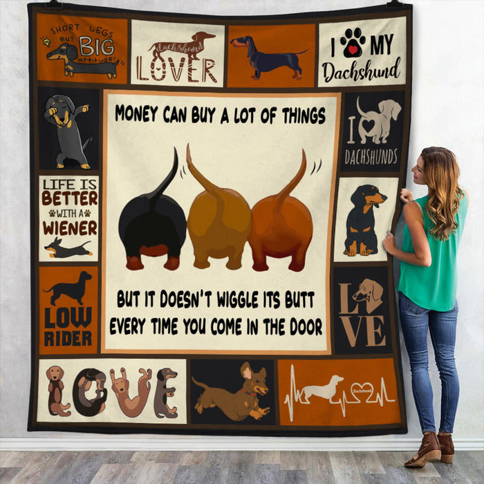 Dachshund Dog Blanket NB272 81O58 1