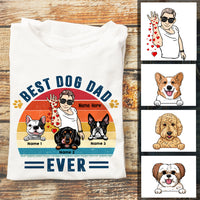 Personalized Dog Dad T Shirt JL62 26O57 thumb 1
