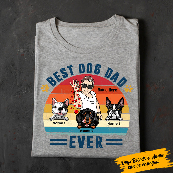 Personalized Dog Dad T Shirt JL62 26O57 1