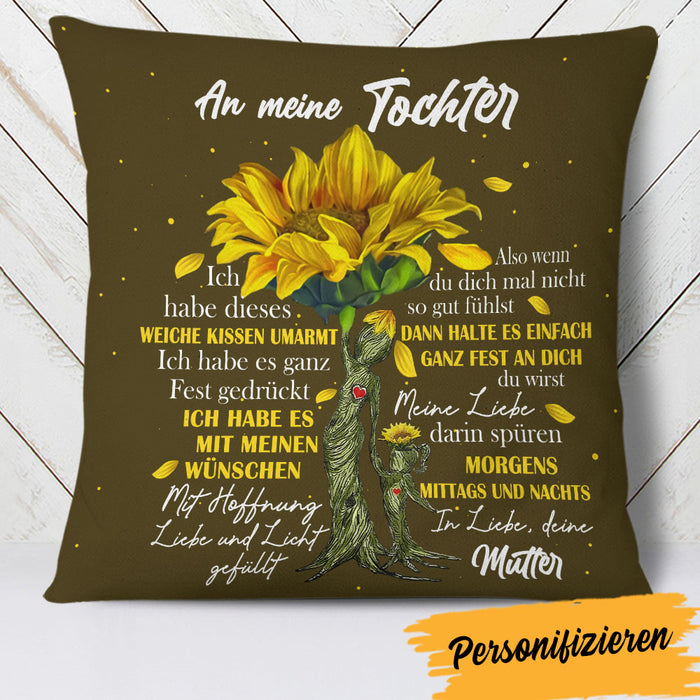 Personalized Mom Grandma German Mama Oma Tree Pillow AP84 95O60 (Insert Included) 1