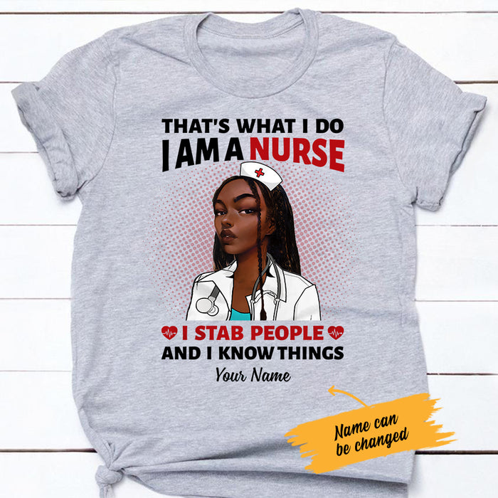 Personalized BWA Nurse Stab People T Shirt AG282 26O47 1