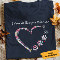 Personalized Dog Simple Woman T Shirt MR161 95O58 thumb 1