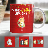 Personalized Cat Christmas Mug OB252 87O58 thumb 1