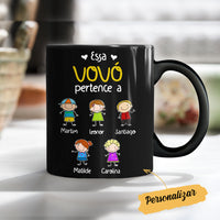Personalized Grandpa Portuguese Vovô Mug AP62 81O34 thumb 1