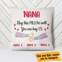 Personalized Grandma Hug This  Pillow NB161 95O60 (Insert Included) thumb 1