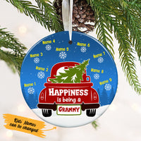 Personalized Grandma Christmas Red Truck Ornament OB131 81O53 thumb 1