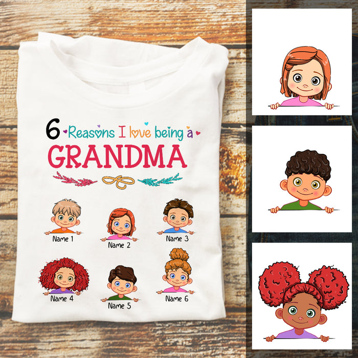 Personalized Mom Grandma T Shirt JL81 26O57 1