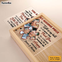 Personalized Couple Gift  My Missing Piece Picture Frame Light Box 31386 thumb 1
