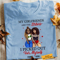 Personalized God Made Us BWA Friends T Shirt AG64 28O65 thumb 1