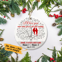 Personalized Wedding Anniversary Couple  Ornament SB223 65O53 thumb 1