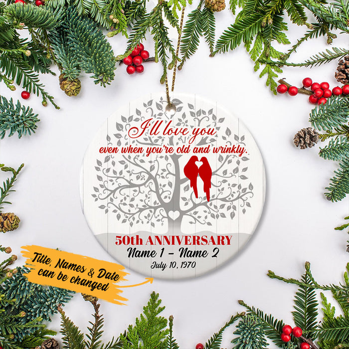 Personalized Wedding Anniversary Couple  Ornament SB223 65O53 1