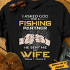 Personalized Fishing  Partner Dad Grandpa T Shirt MR231 65O34 1