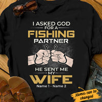 Personalized Fishing  Partner Dad Grandpa T Shirt MR231 65O34 thumb 1