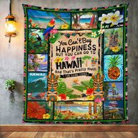 Go To Hawaii Beach Fleece Blanket JN271 65O53 thumb 1