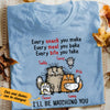 Personalized I'll Be Watching You Cat T Shirt OB311 67O36 1