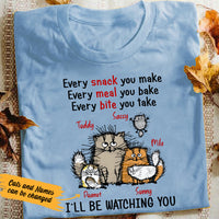Personalized I'll Be Watching You Cat T Shirt OB311 67O36 thumb 1