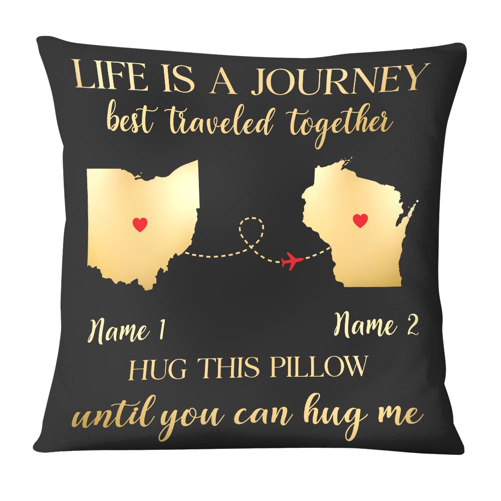 Personalized A Journey Long Distance  Pillow SB251 85O36