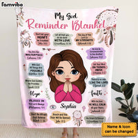 Personalized Gift For Daughter God Reminders Blanket 31346 thumb 1